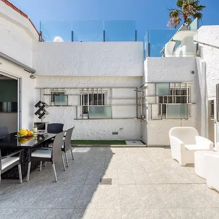 Villa Pasito Blanco, Rooftop With Views To Maspalomas